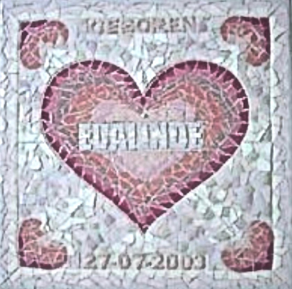 Geboortetegel Evalinde