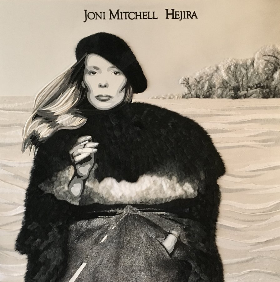 "HEJIRA" Joni Mitchell (120 X 120 CM X 4 CM)