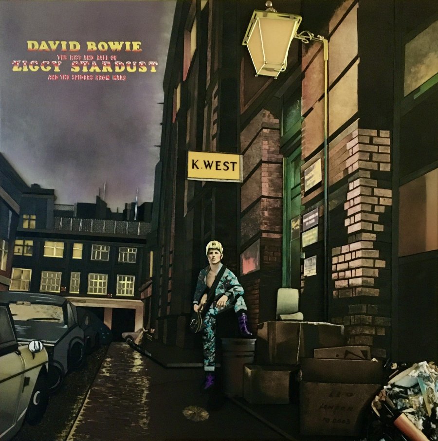 "Ziggy Stardust" David Bowie (120CM X 120CM X 4CM