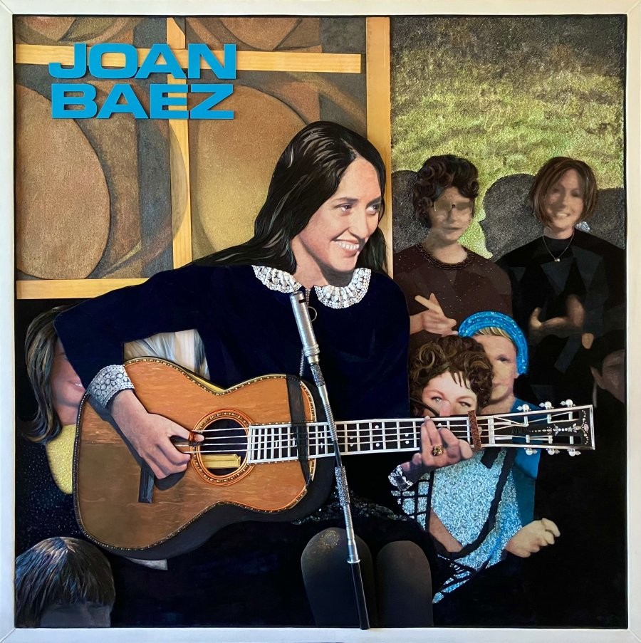 JOAN BAEZ (120CM X 120CM X 4CM)